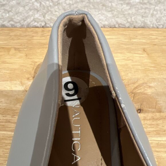 Nautica Balletcore Flats w/ Bow Women's Sz 9 Shoes Dusty Blue Gray Classiccore - Picture 6 of 16